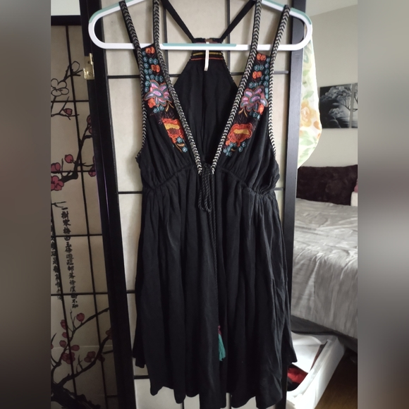 NWOT Free People Lovers Cove Embellished Dress - Picture 6 of 9